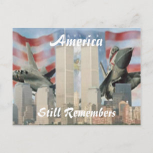 Twin Towers 9/11 Remembrance Postcard