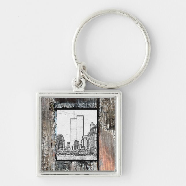 Twin Towers Key Ring (Front)