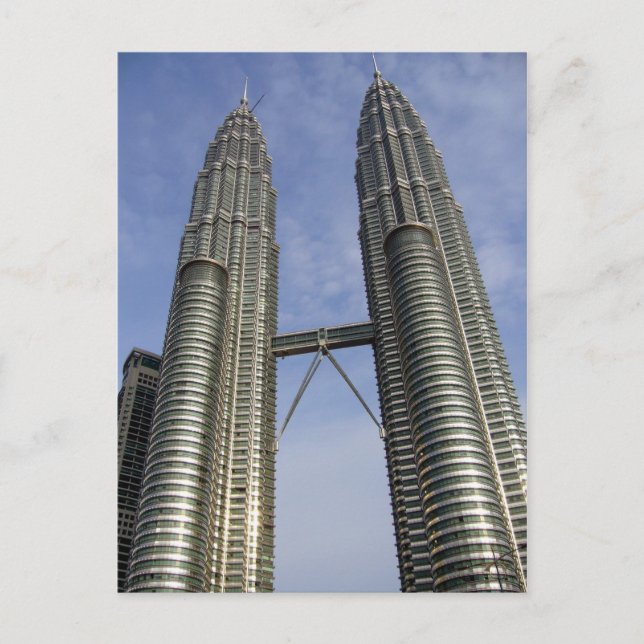 twin towers kl postcard (Front)
