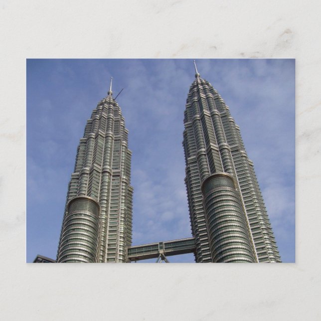 twin towers kl top postcard (Front)