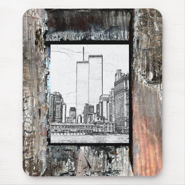 Twin Towers Mouse Mat (Front)