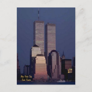 Twin Towers Postcard