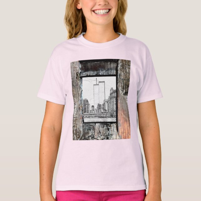 Twin Towers  T-Shirt (Front)