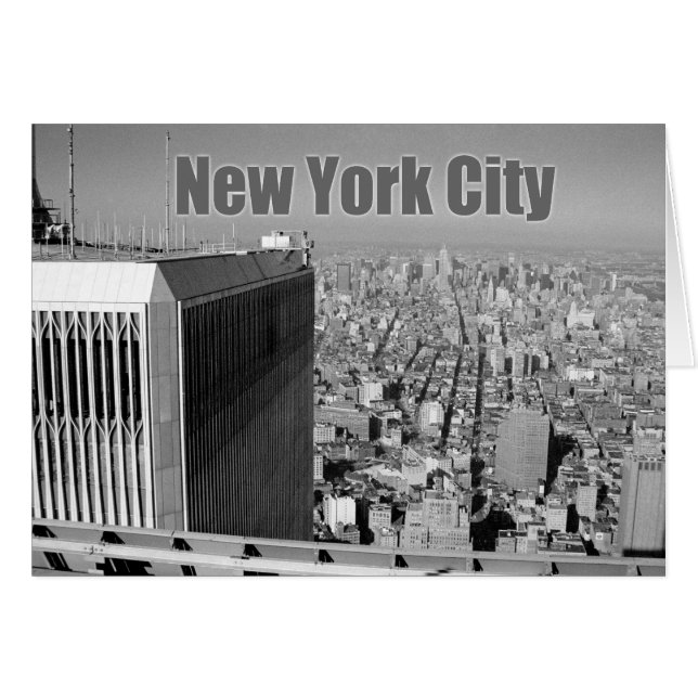 Twin towers World Trade Centre NYC (Front Horizontal)
