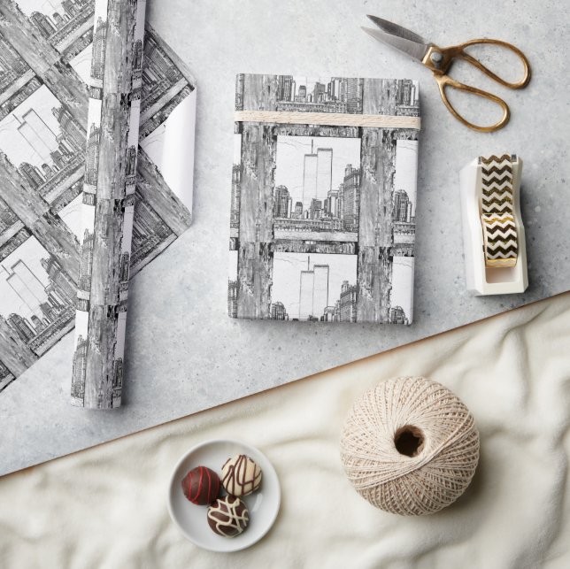 Twin Towers Wrapping Paper (Crafts)