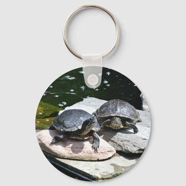 Twin Turtles - Key Ring (Front)