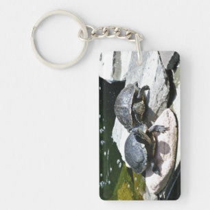 Twin Turtles - Key Ring