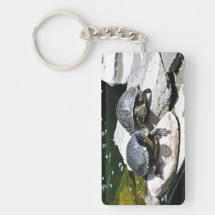 Twin Turtles - Key Ring