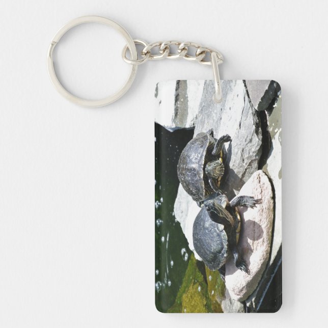 Twin Turtles - Key Ring (Front)