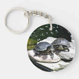 Twin Turtles - Key Ring
