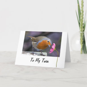 TWIN "TWEETING" YOU A HAPPY BIRTHDAY CARD