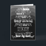 ***TWIN U MEAN THE WHOLE WORLD TO ME*** CARD<br><div class="desc">I LOVE MY "TWIN'S STORE" AND IT IS ONE OF MY FAVORITE OF MY EIGHT STORES. THANK YOU SO MUCH FOR STOPPING BY AND HAPPY BIRTHDAY TO YOU BOTH!!!</div>