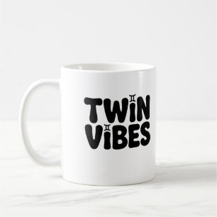 Twin Vibes Mug – Gemini Zodiac Coffee Cup