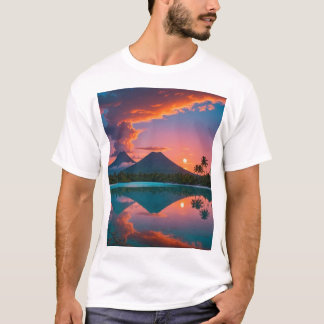 Twin Volcano Reflections T-Shirt