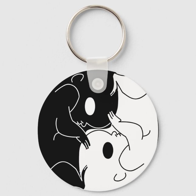 Twin Yang keychain (Front)