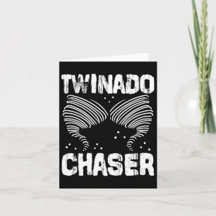 Twinado Chaser Funny Mum Dad Twin Parents Card