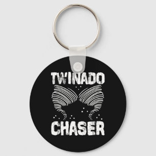Twinado Chaser Funny Mum Dad Twin Parents Key Ring