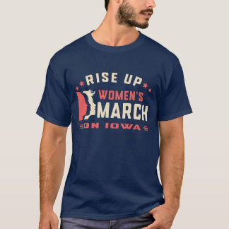 Twinart66 - Rise Up Women's March On Iowa T-Shirt