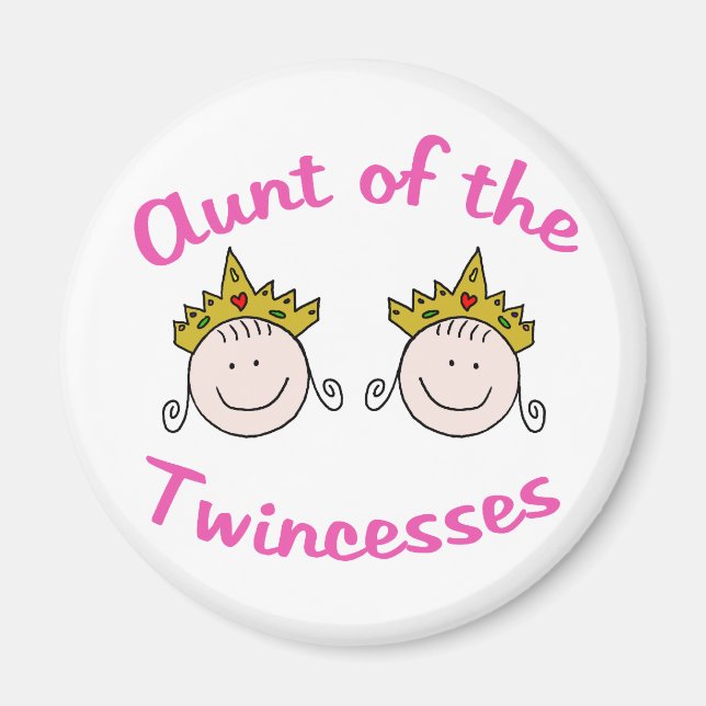 Twincess Aunt Magnet (Front)