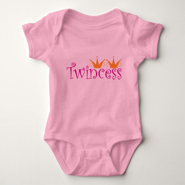 Twincess Baby Bodysuit (Front)