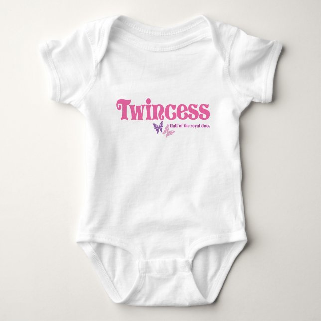 Twincess Baby Bodysuit (Front)