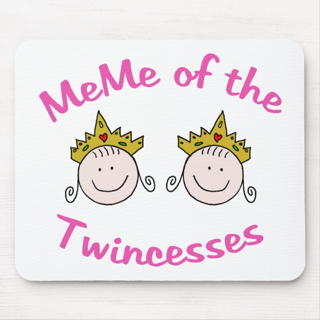 Twincess Meme Mouse Mat (Front)