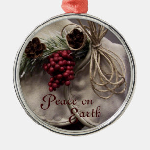 Twine and Berries Customise Ornament