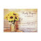 Twine Wrapped Mason Jar Sunflower Wedding RSVP