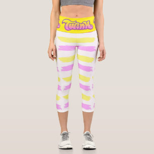 Twink Boy Gay Pride Capri Leggings