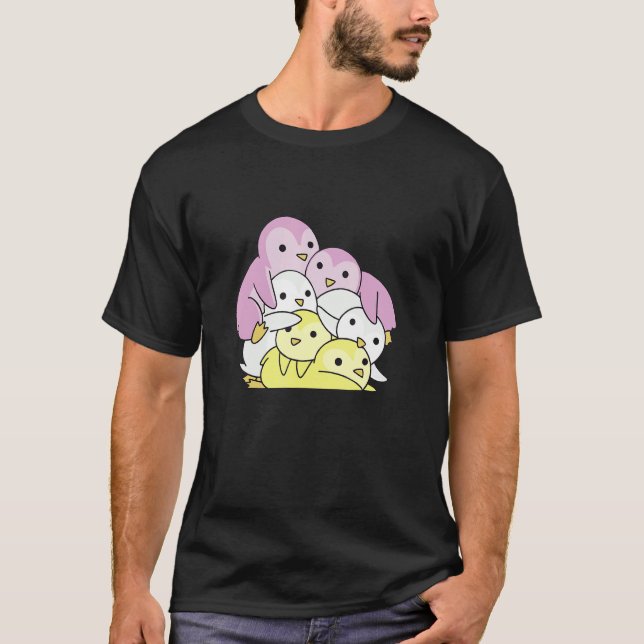 Twink Flag Gay Pride Month Lgbtq Twink Penguin T-Shirt (Front)