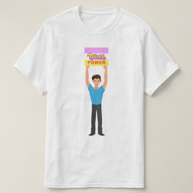 Twink Power  LGBTQ+ Gay Pride  T-Shirt (Design Front)
