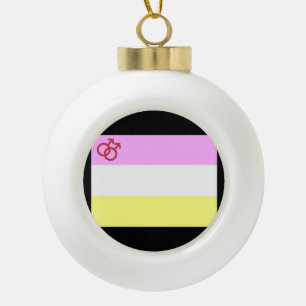Twink Pride Ceramic Ball Christmas Ornament