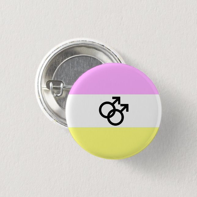 Twink Pride Flag 3 Cm Round Badge (Front & Back)