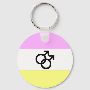 Twink Pride Flag Key Ring