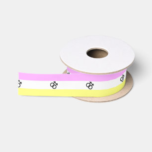 Twink Pride Flag Satin Ribbon