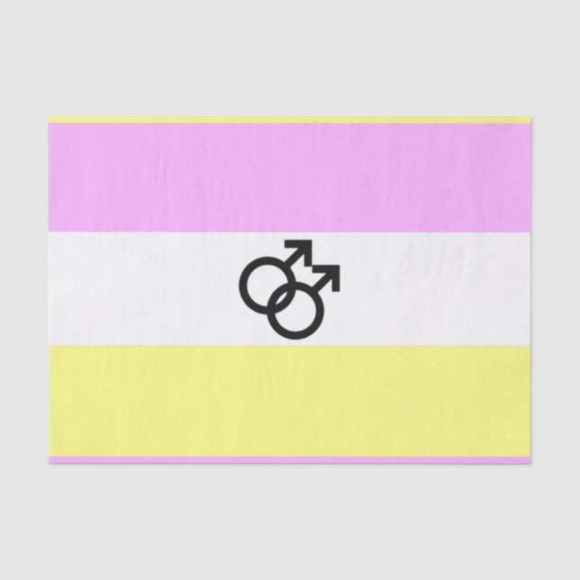 Twink Pride Flag Tissue Paper (Front)
