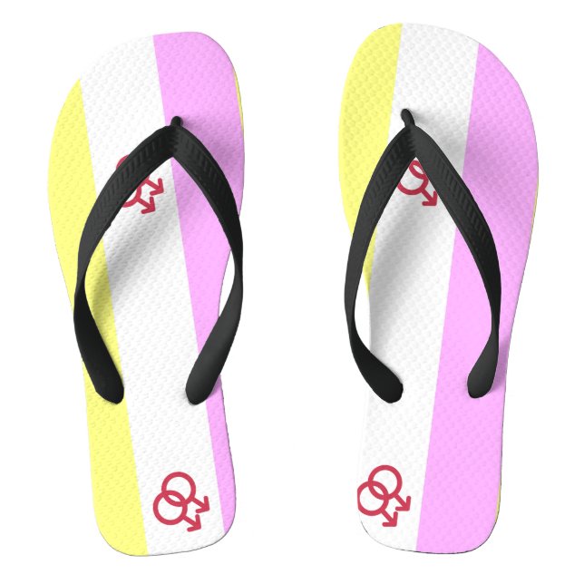 Twink Pride Flip Flops (Footbed)