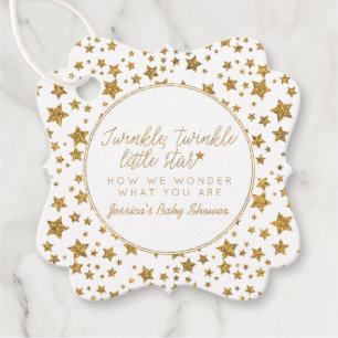 Twink, Twinkle Little Star Baby Shower Favour Tags