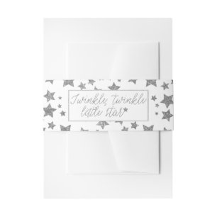 Twink, Twinkle Little Star Baby Shower Invitation Belly Band