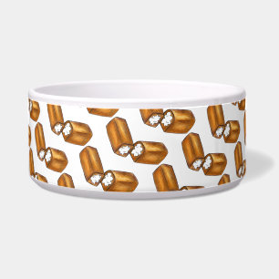 Twinkie Cream-Filled Snack Cake Foodie Dog Bowl