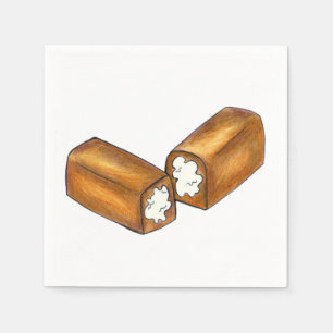 Twinkie Cream-Filled Snack Cake Junk Food Napkins
