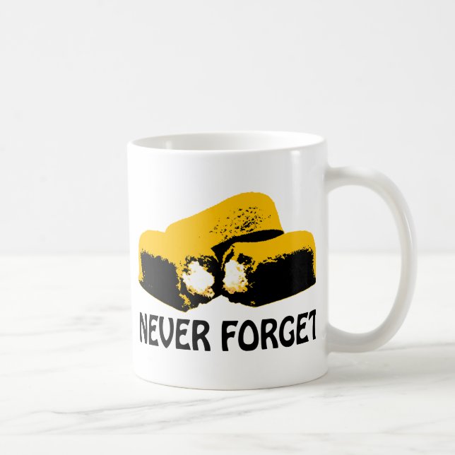 Twinkies Never Forget high contrast design Coffee Mug (Right)
