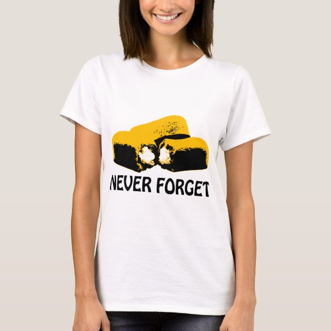 Twinkies Never Forget high contrast design T-Shirt (Front)