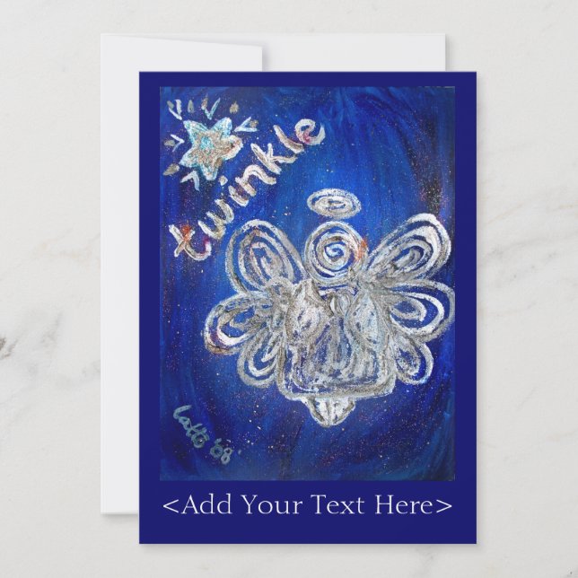 Twinkle Angel Invitation (Front)