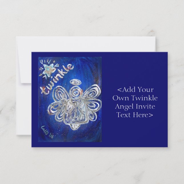 Twinkle Angel Invite (Front)