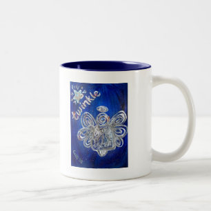 Twinkle Angel Two-Tone Coffee Mug