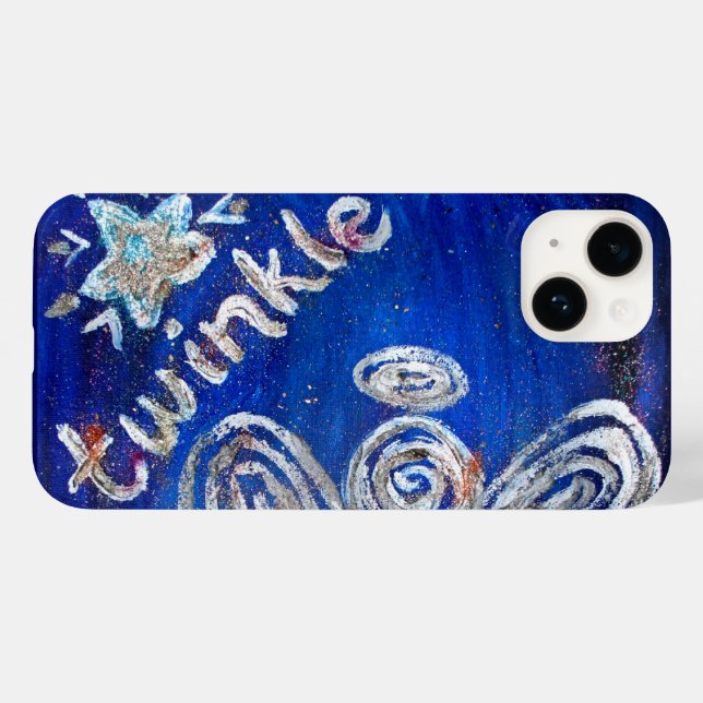 Twinkle Guardian Angel Art Custom iPhone Case (Back (Horizontal))
