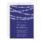 Twinkle Lights Birthday Invitation (indigo)