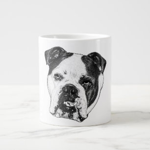 Twinkle-Lit Bulldog Brew Large Coffee Mug