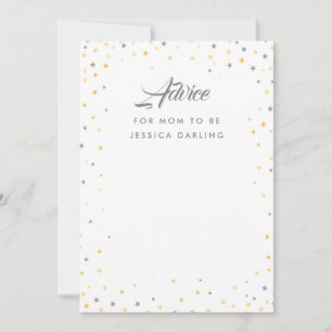 Twinkle Little Star Advice Card